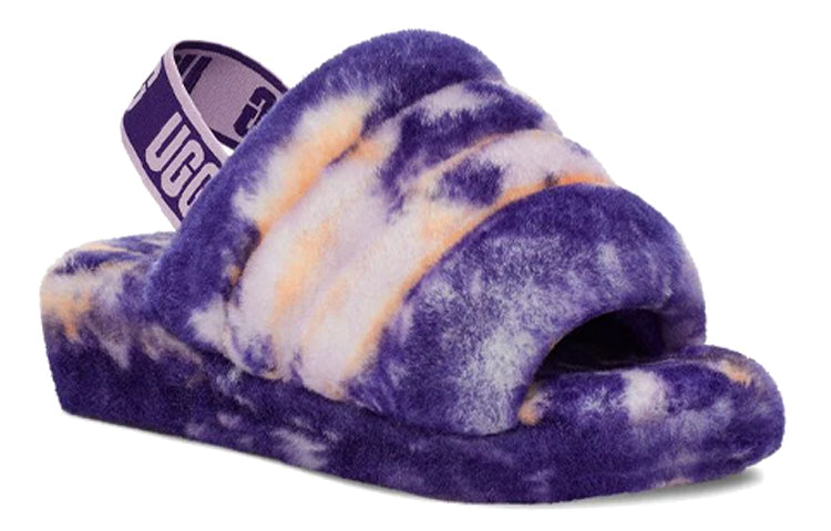 (WMNS) UGG Fluff Yeah Slide Marble 'Violet Night' 1122554-VNGH