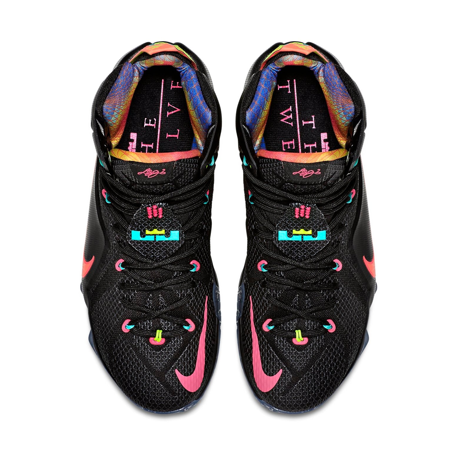 Nike Lebron 12 EP Data James 'Black Red' 707781-068