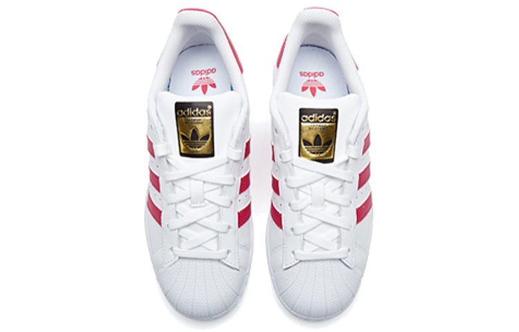 (GS) adidas Superstar J 'White Pink Buzz' B23644