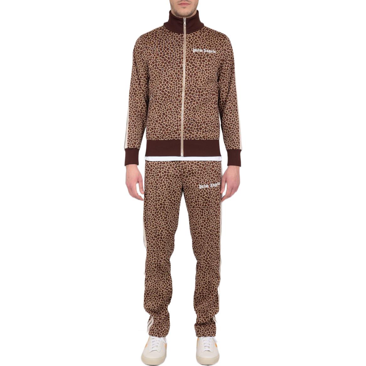 Palm Angels Leopard Track Pant 'Brown' PMCJ001S22FAB0106103