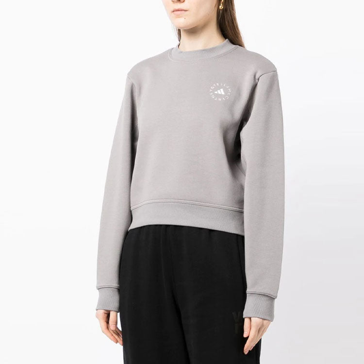 (WMNS) adidas By Stella Mccartney Sportswear Sweatshirt 'Grey' HR2528
