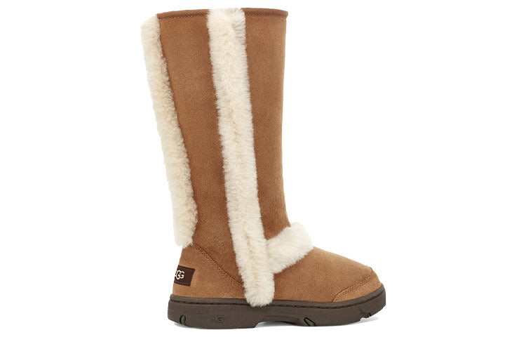 (WMNS) UGG Sunburst Tall White Brown 5218-CHE