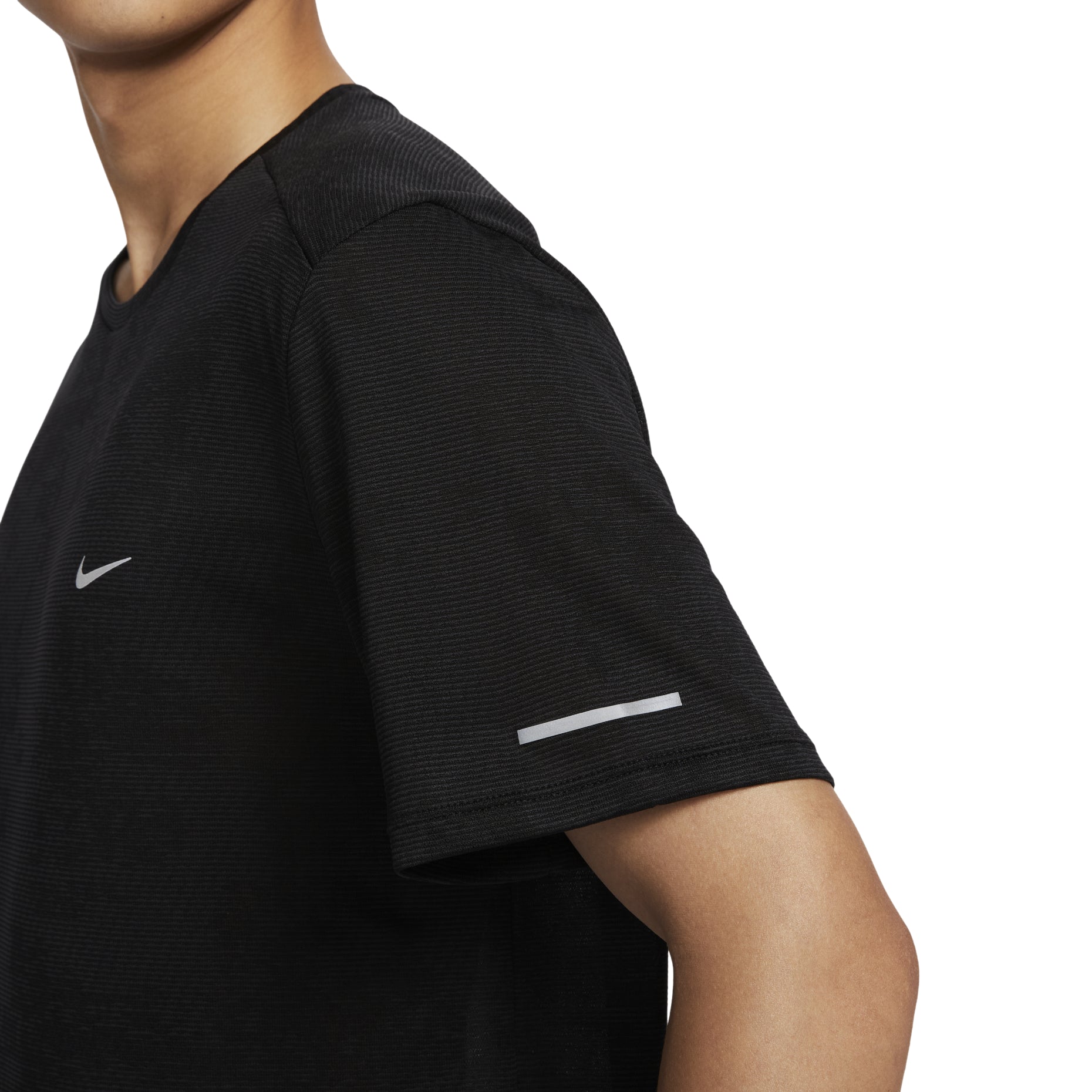 Nike Dri-FIT ADV Running T-Shirt Asia Sizing 'Black' FZ0584-010