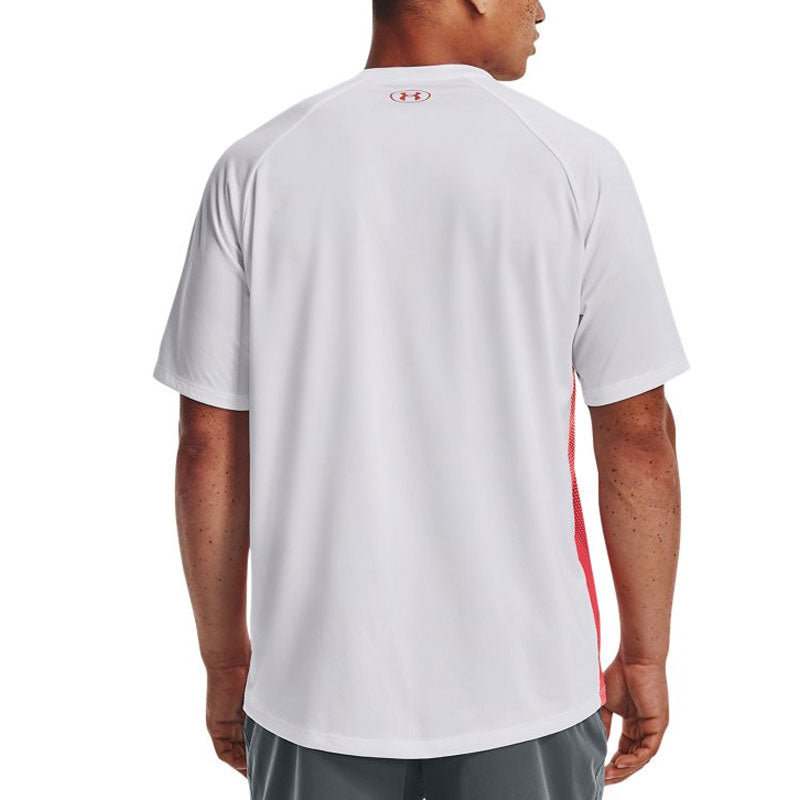 Under Armour Tech Fade T-shirt 'White Red' 1377053-100