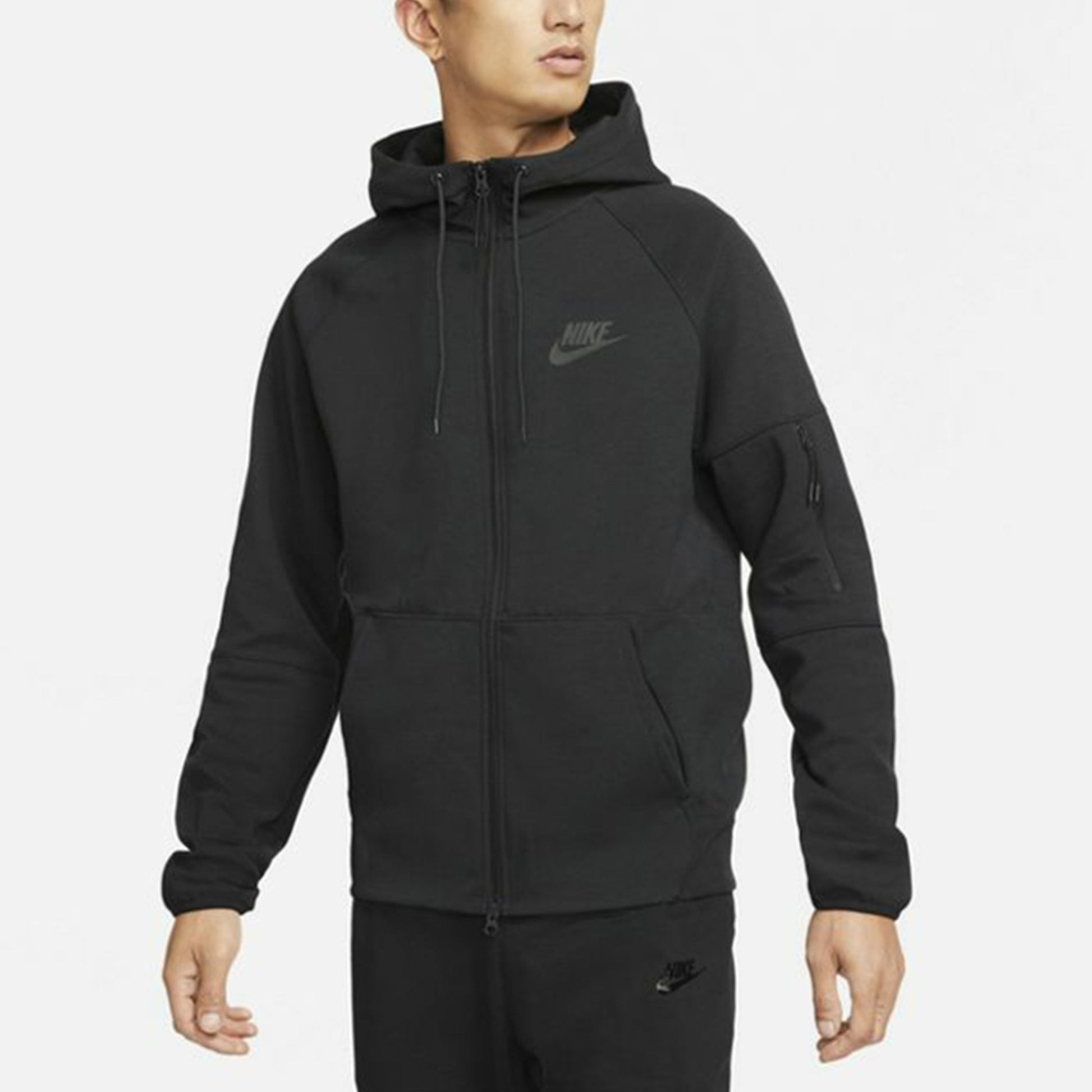 Nike Tech-Pack Logo Knit Hooded Jacket Black DD5285-010