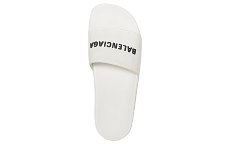 (WMNS) Balenciaga Pool Slides 'White' 565547W1S809034