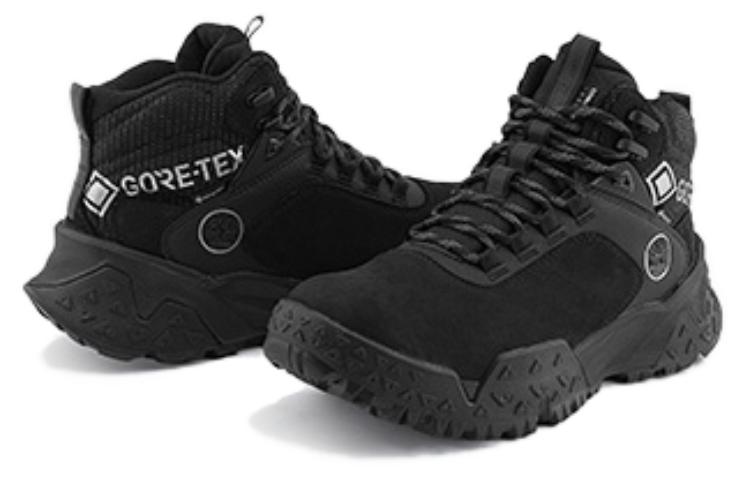 Timberland Motion Scramble Waterproof High Top Trainers 'Black' A6D1DM
