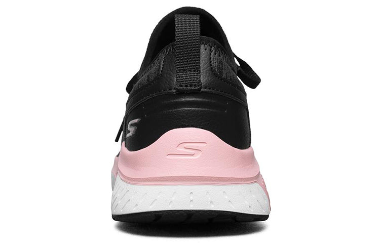 (WMNS) Skechers Go Run Steady 'Grey Pink' 128040-BKPK