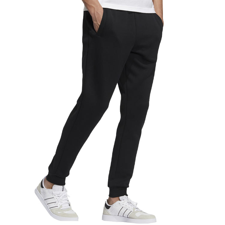 Men's adidas neo Sw Dk 3s Tp Knit Bundle Feet Sports Pants/Trousers/Joggers Black HA0797