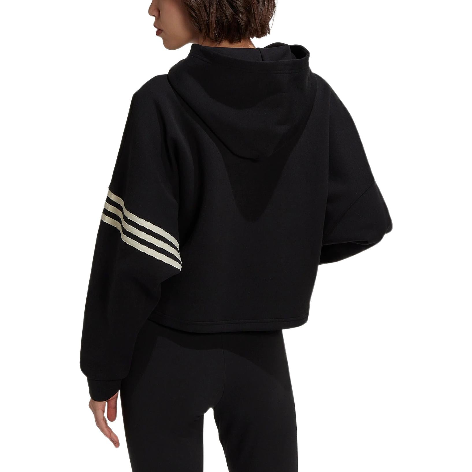 (WMNS) adidas Adicolor Neuclassics Hoodies 'Black' HT8847