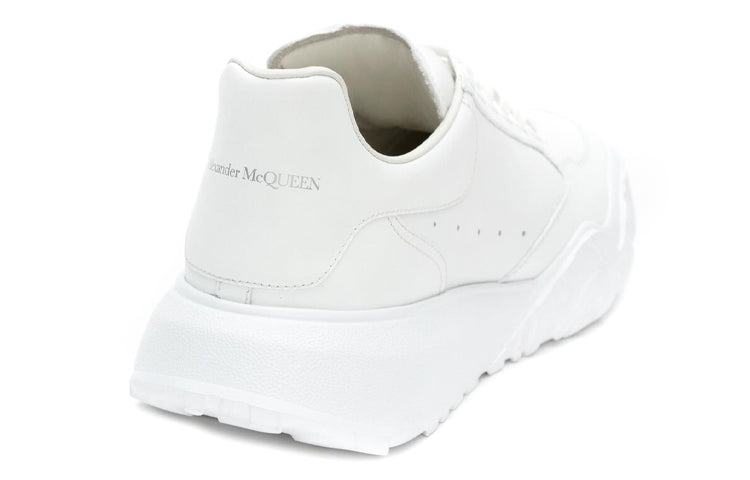 Alexander McQueen Court Trainers 'White Leather' 634619WIA989000