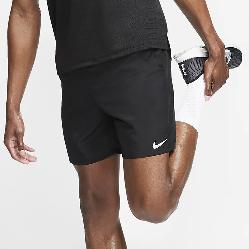 Nike Sports Running Breathable Lacing Shorts Black CK0450-010