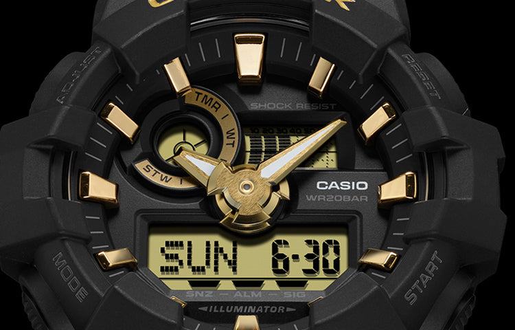 CASIO G-Shock Analog-Digital 'Black' GA-710B-1A9PRD
