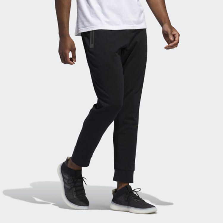 adidas M Pnt Sj Reg Zipper Casual Sports Pants Black FT2841