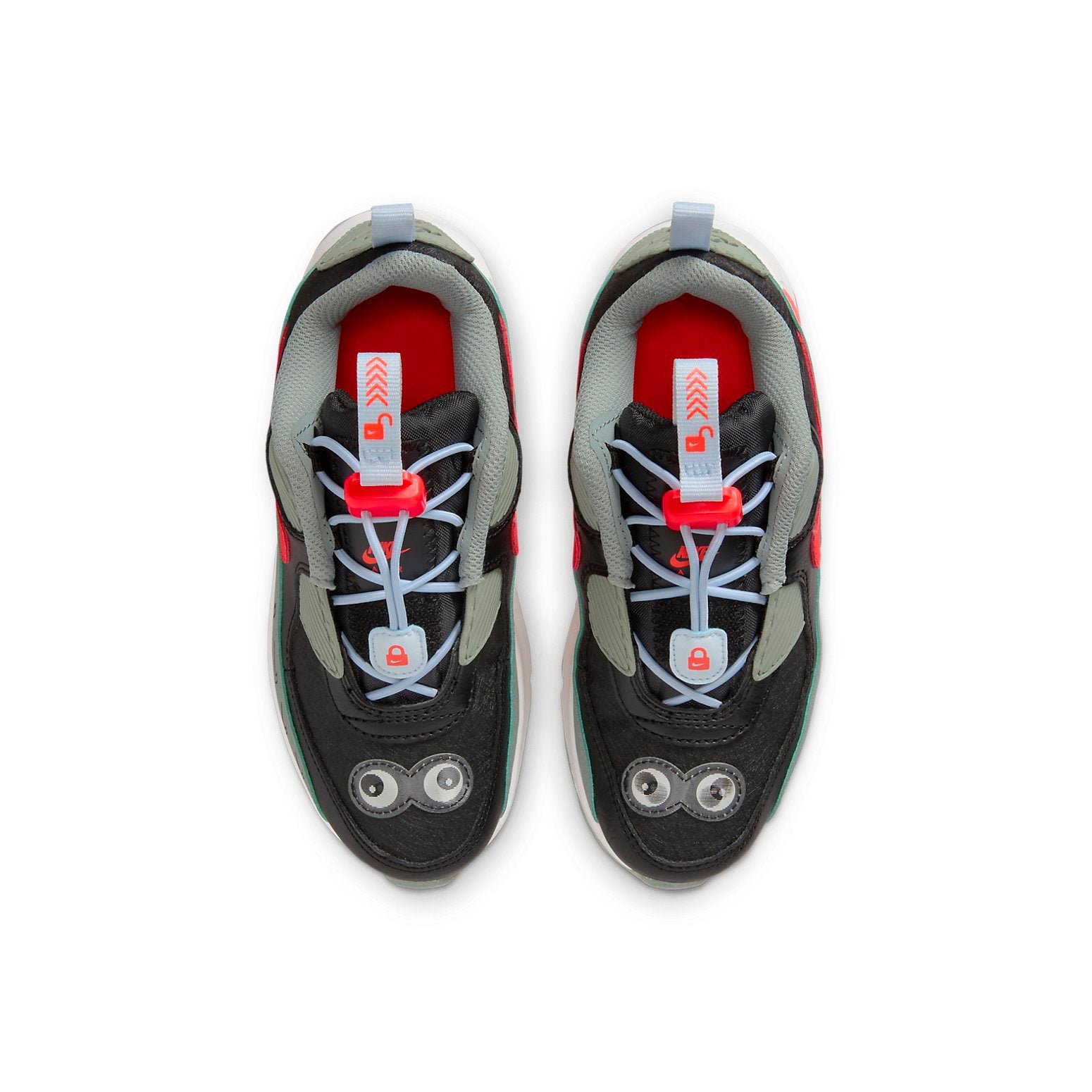 (PS) Nike Air Max 90 Toggle SE 'Black Green Bright Crimson' FB9115-001