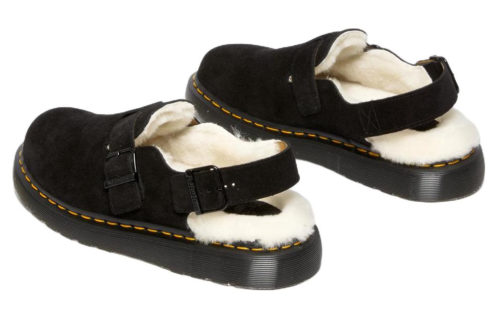 Dr. Martens Jorge Shearling Slingback Mule 'Black' 27717001