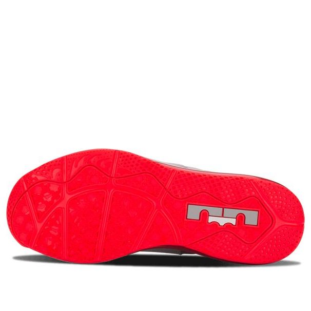 Nike LeBron 11 Low 'Base Grey Laser Crimson' 642849-001