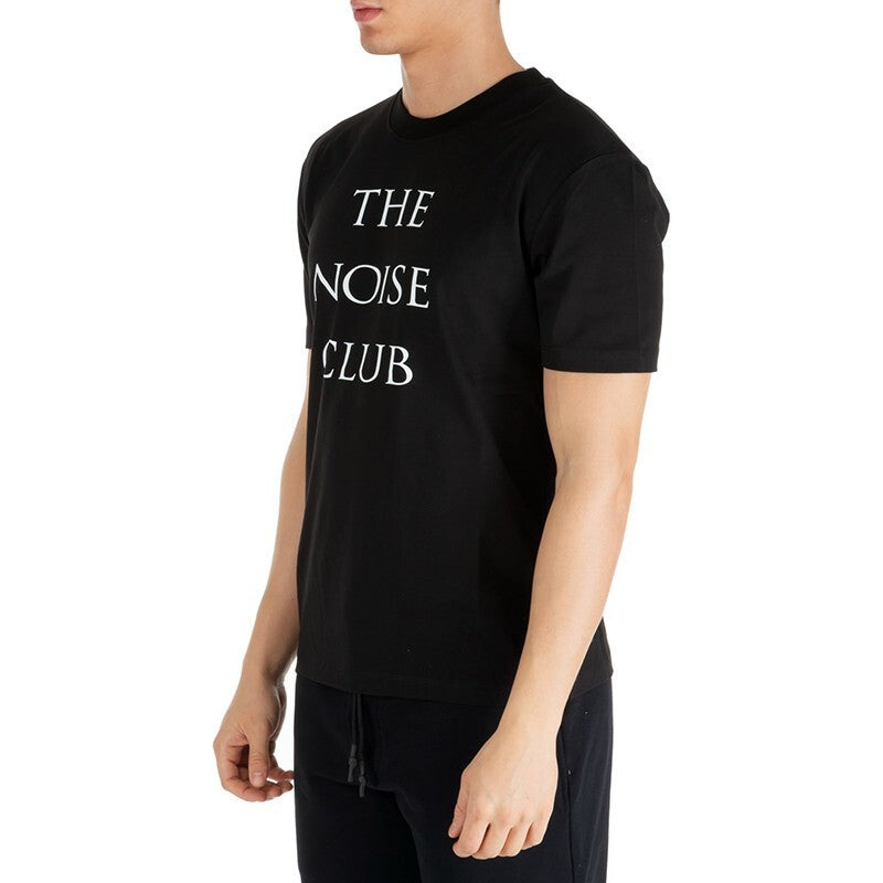 Men's McQ Alexander McQueen Round Neck Printing Alphabet Short Sleeve Black 291571-R0J27-1000