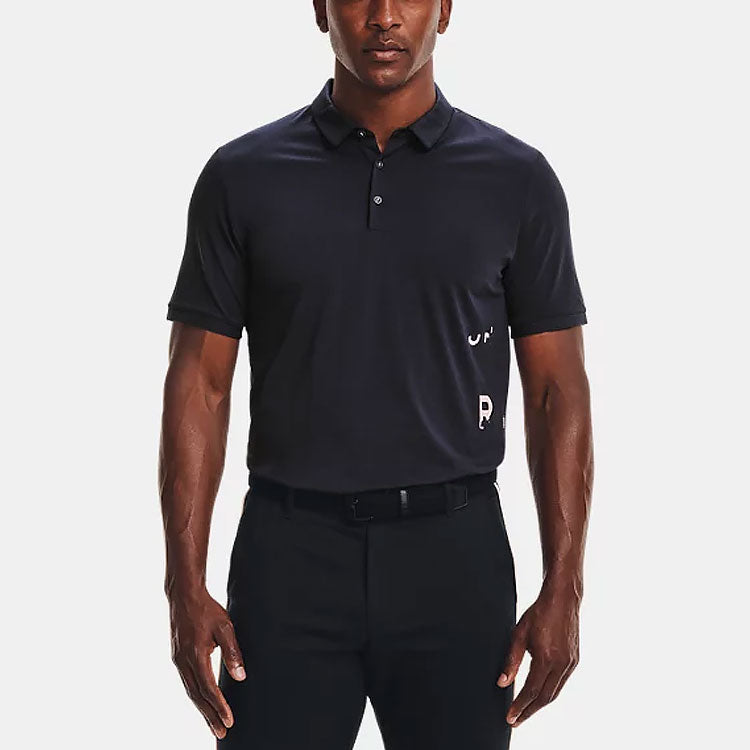Under Armour Curry Vanish Letter Print Golf Polo Shirt 'Purple' 1361874-590
