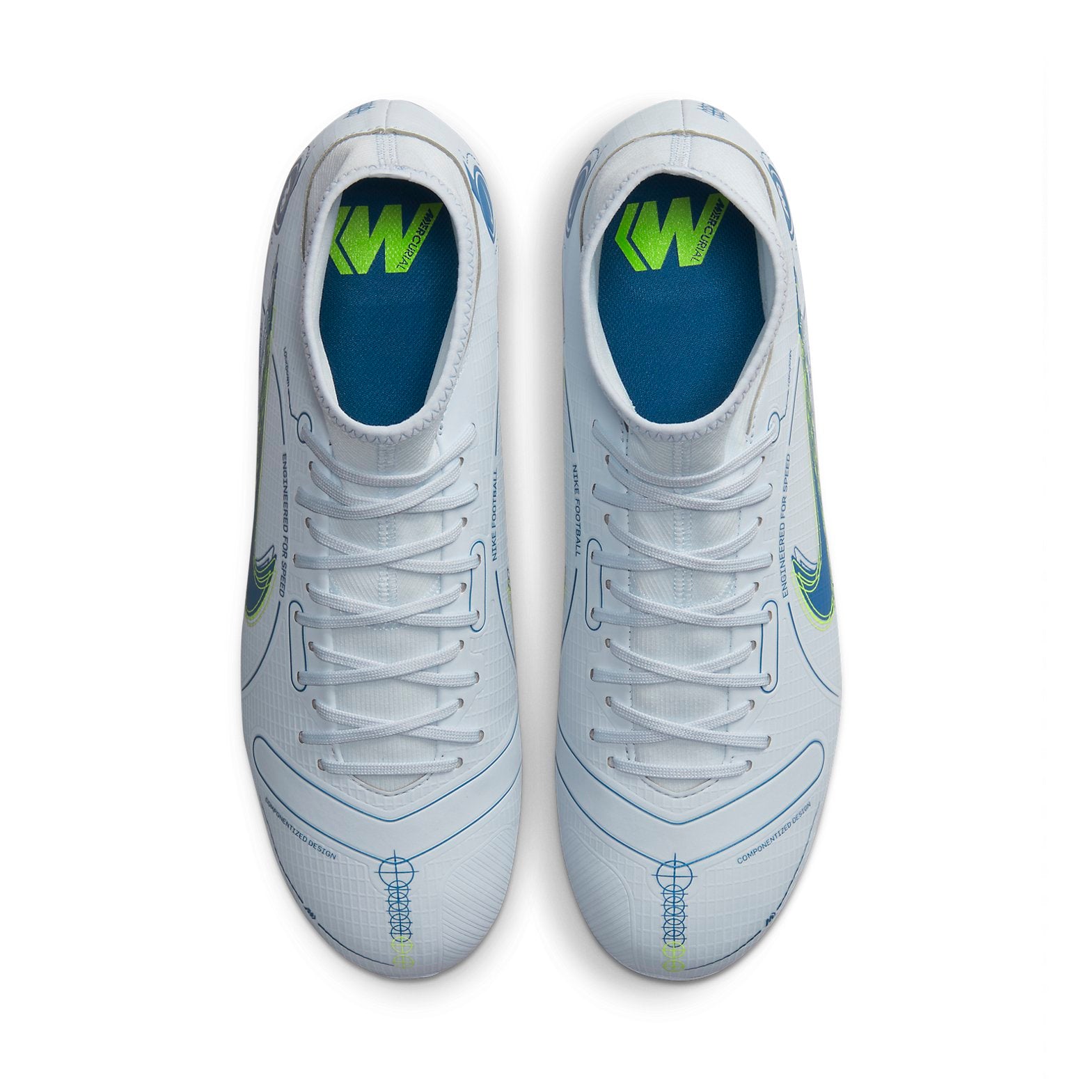 Nike Mercurial Superfly 8 Academy HG 'White Blue' DJ2867-054