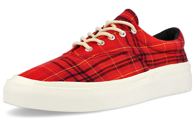 Converse Skid Grip Low 'Twisted Plaid - Haute Red' 169219C