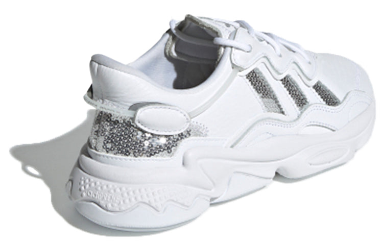 (WMNS) adidas originals Ozweego 'White Dark Gray' G55655