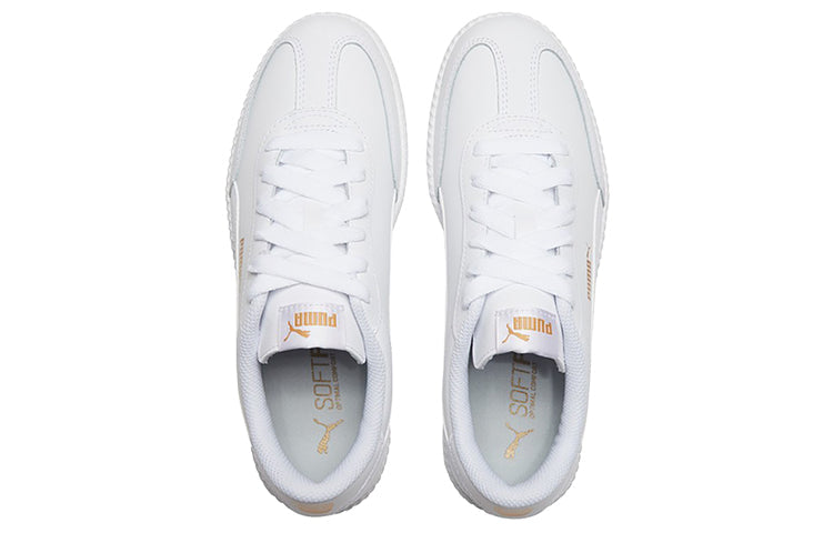 PUMA Astro Cup L White/Gold Low Casual Board Shoes 364585-03