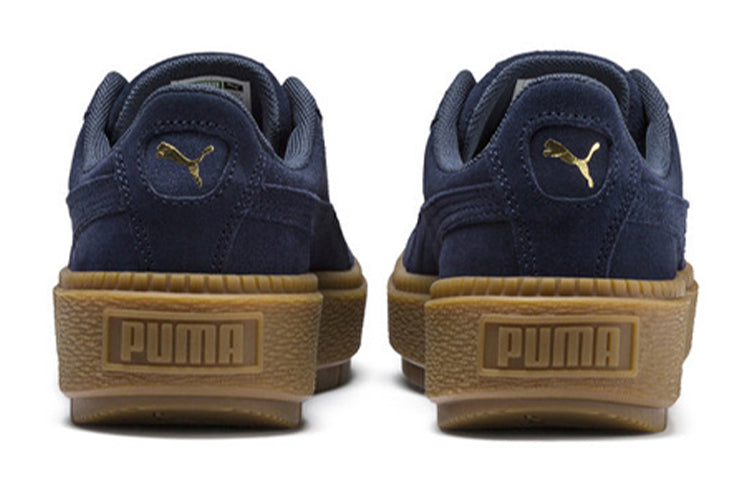PUMA Suede Platform Trace Velor 'Navy' 366696-03