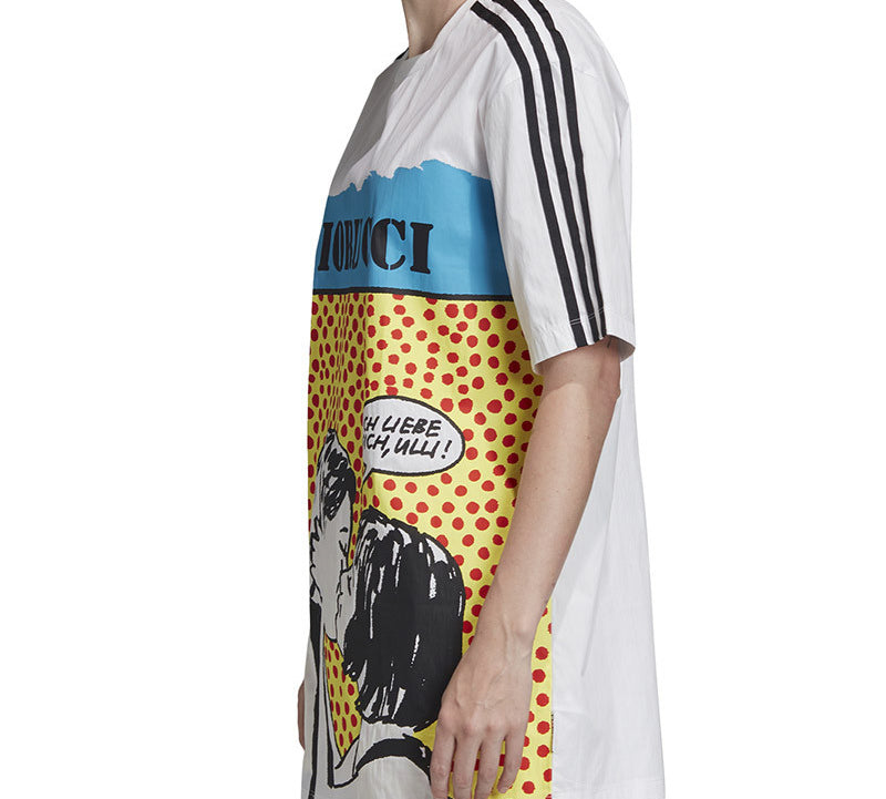 (WMNS) adidas originals Graphic Printing Tee White FL4146