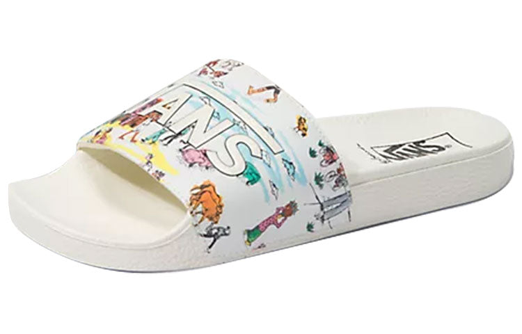 Vans Kide Slide-On White Slippers VN0004KIW94