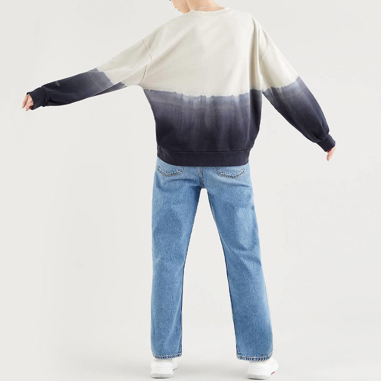 (WMNS) Levi's Colorblock Pullover Long Sleeves Hoodie Blue 19464-0004