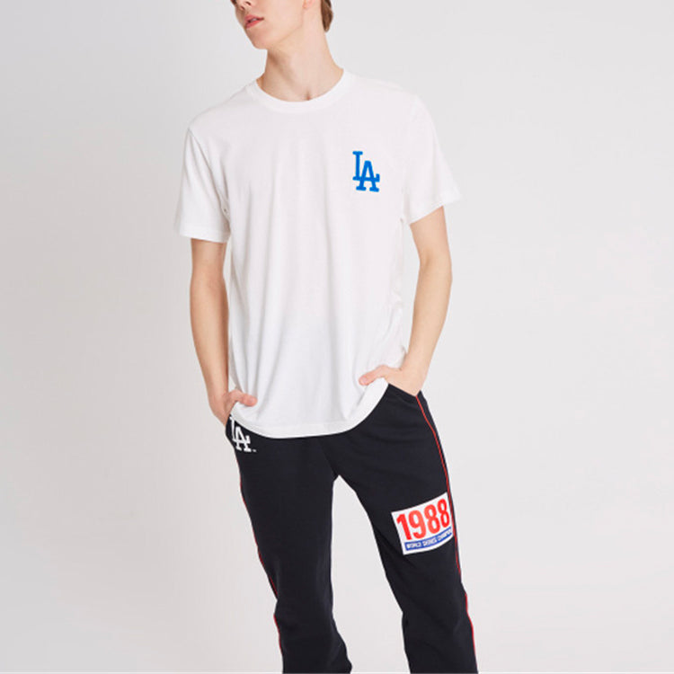 MLB LA Dodgers Los Angeles Dodgers Basic Small Label Short Sleeve Unisex White 31TSCD931-07W