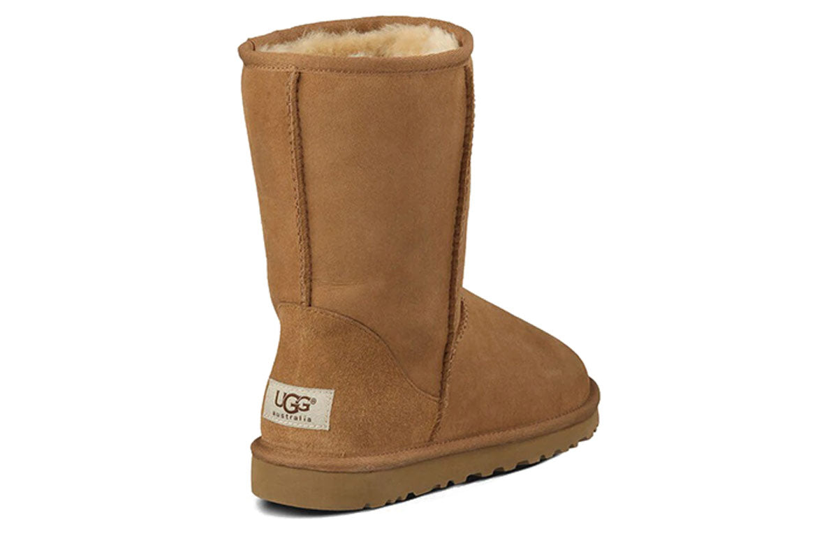 (WMNS) UGG Classic Short Snow Boots Brown 'Chestnut Brown' 5825-CHE