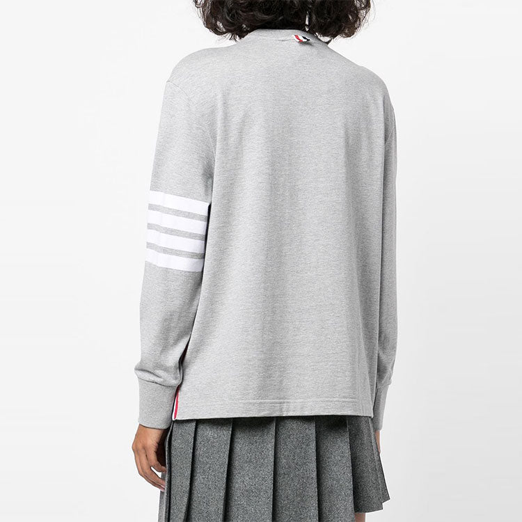 (WMNS) THOM BROWNE T-Shirt 'Gray' FJS066A-06221-055