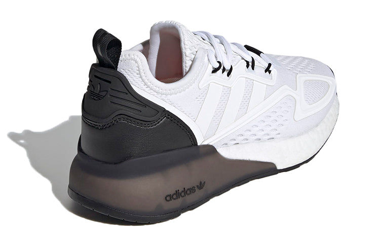 (GS) adidas ZX 2K Boost J 'White Black' GY2678