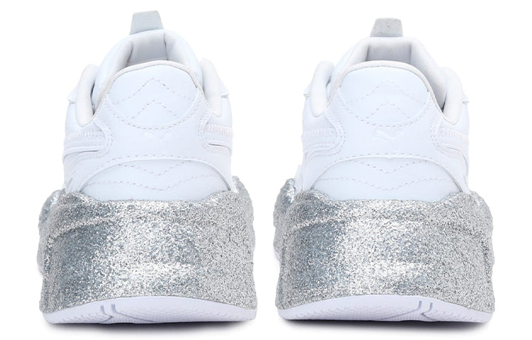 (WMNS) PUMA RS-X3 Glitz 'White Silver' 372647-01