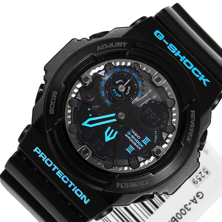 CASIO G-Shock Analog-Digital 'Black' GA-300BA-1A