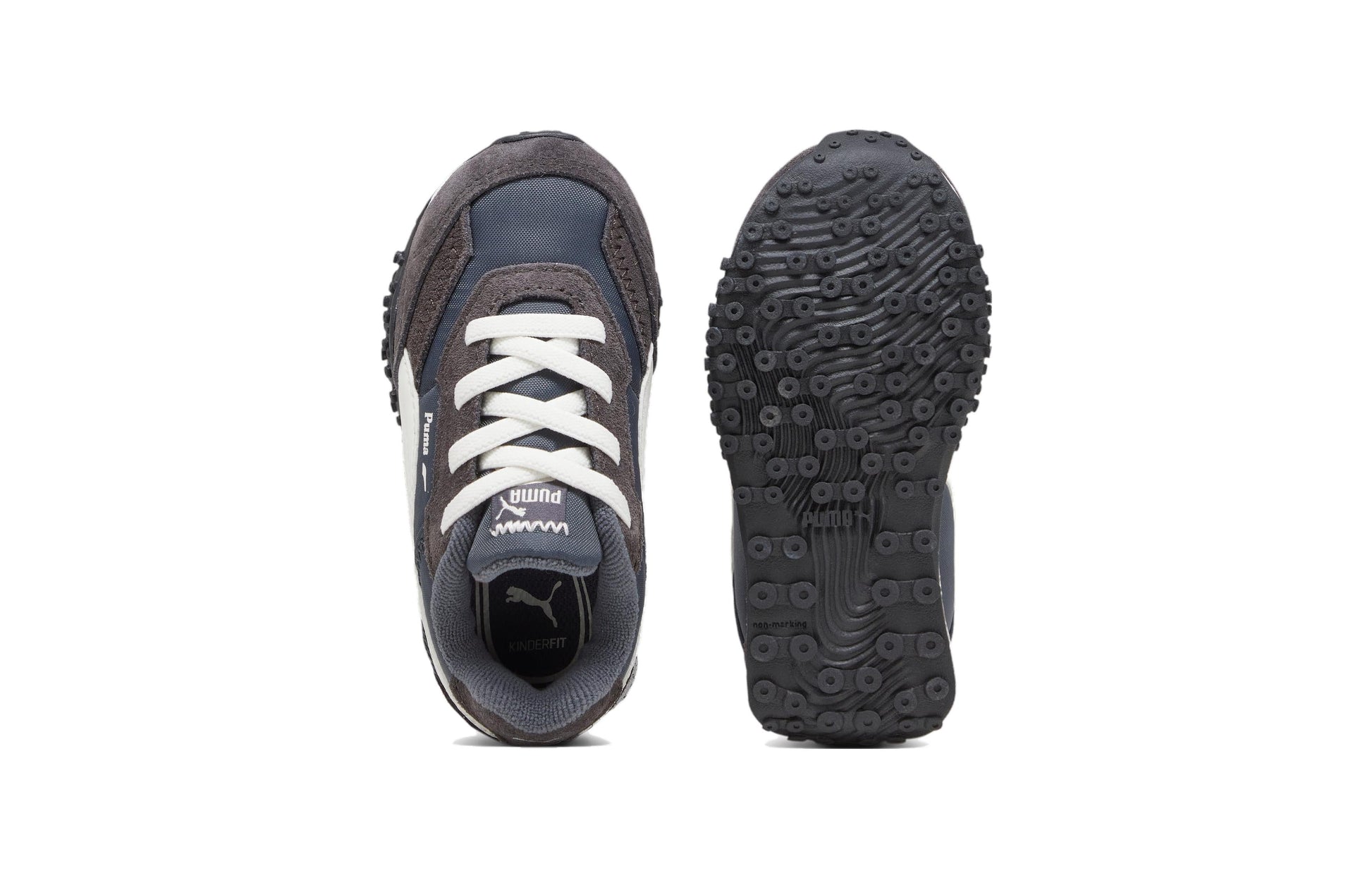 (TD) PUMA Biktop Rider Sneakers 'Blue Brown' 393759-01