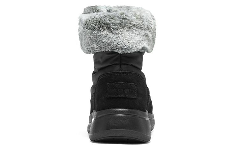 (WMNS) Skechers Go Walk Arch Fit 'Black' 144409-BKGY