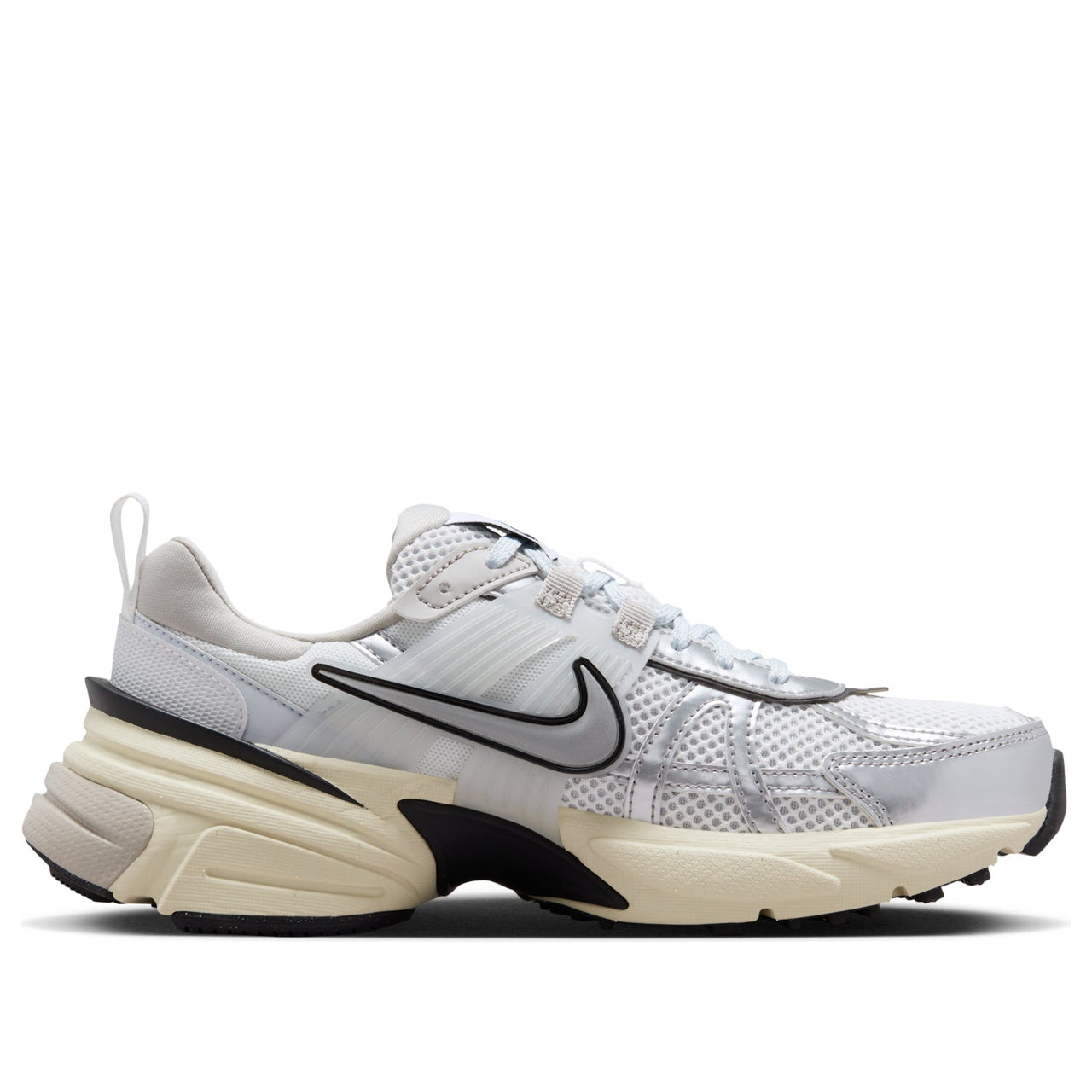 (WMNS) Nike V2K Run 'Summit White Metallic Silver' FD0736-100