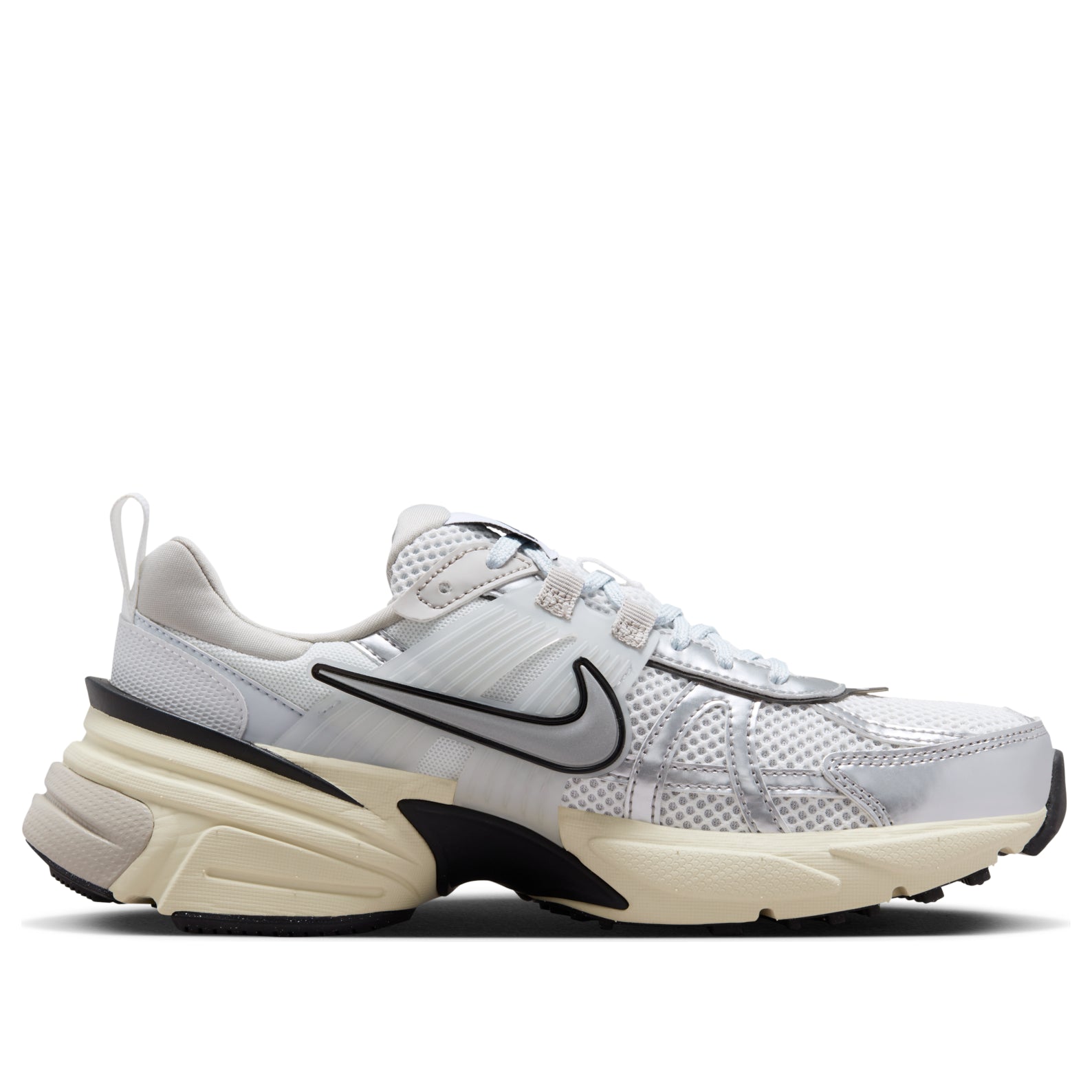 (WMNS) Nike V2K Run 'Summit White Metallic Silver' FD0736-100