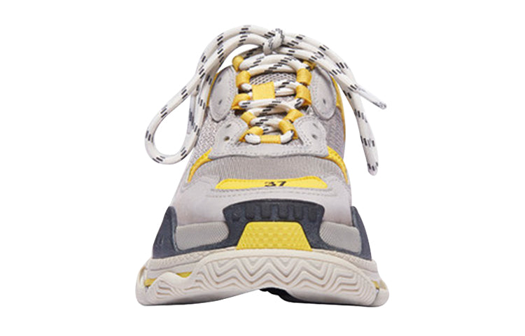 (WMNS) Balenciaga Triple S Trainer 'Yellow Grey' 524039W09OH7074