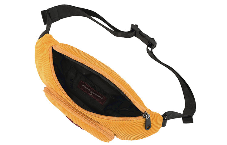 MLB NY New York Yankees Corduroy Belt Bag Yellow 32BGCB011-50D