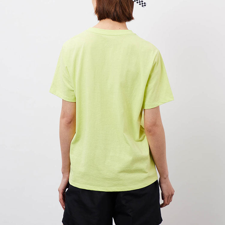 (WMNS) Vans Logo Printing Round-neck Yellow VN0A3ZOCTCY