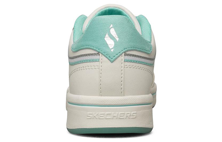 (WMNS) Skechers Downtown Low-TopSneakers White/Green 74431-WAQ