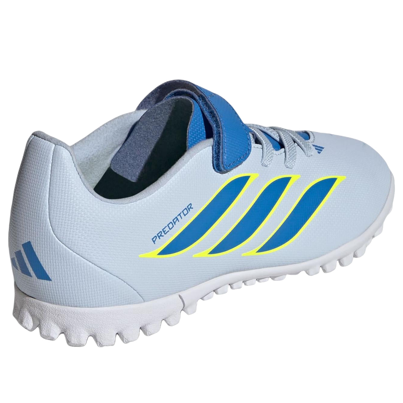 (GS) adidas Predator Club Turf 'Crystal Sky Ray Blue Team Solar Yellow 2' JS0368