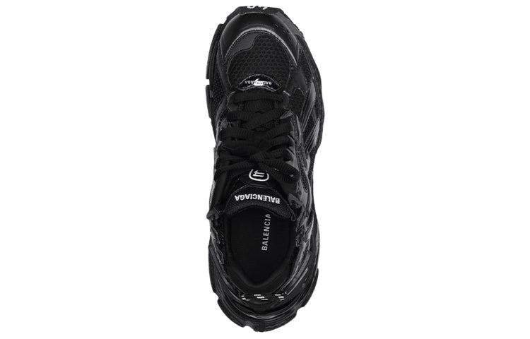 (WMNS) Balenciaga Runner Sneakers 'Black Mesh and Nylon' 656063W3RA11000