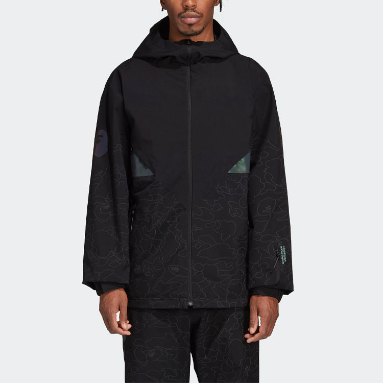 adidas x A Bathing Ape Snow Jacket 'Black' DU0202