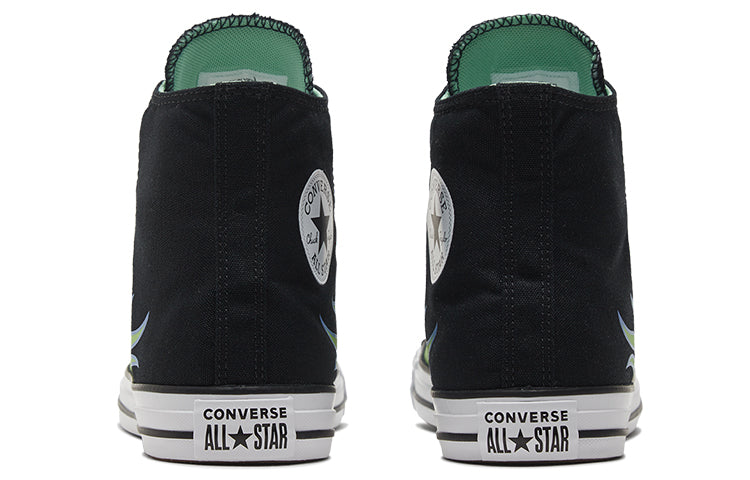 Converse Chuck Taylor All Star 'Black Green Flame' 169592C