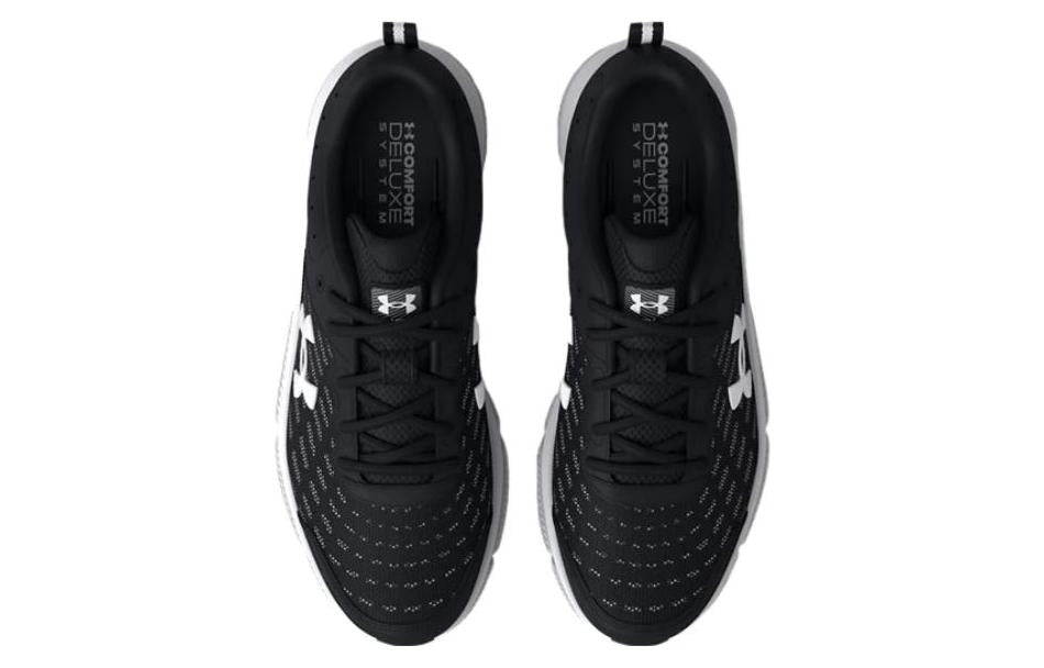 Under Armour Charged Assert 10 6E Wide 'Black White' 3026177-001